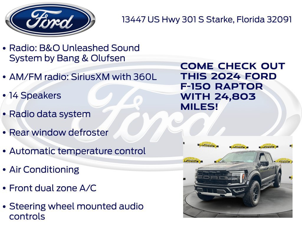 Certified 2024 Ford F150 Raptor AWD/4WD image 22