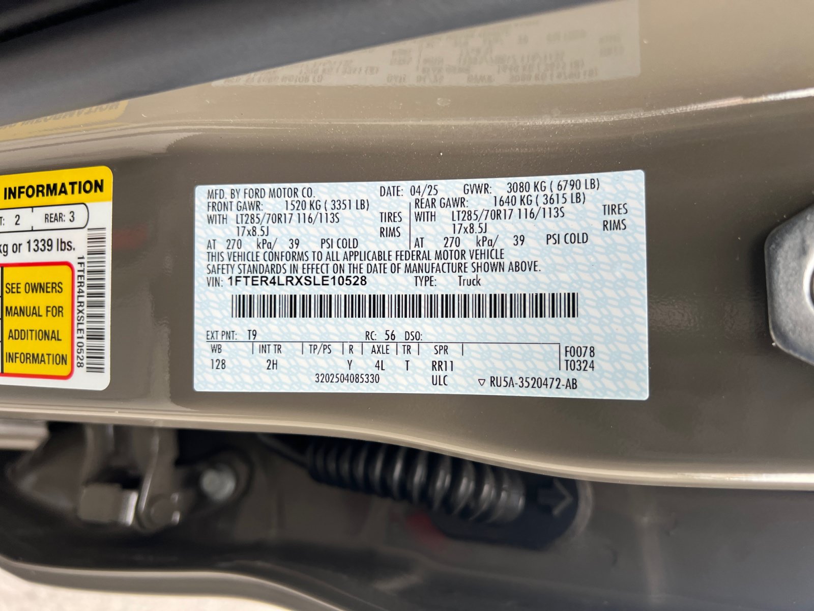 Certified 2025 Ford Ranger Raptor AWD/4WD image 34