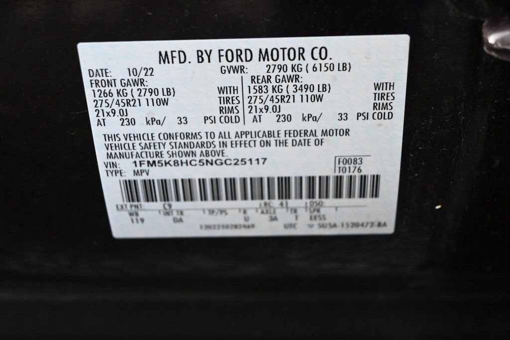 Certified 2022 Ford Explorer Platinum w/ Equipment Group 601A image 48