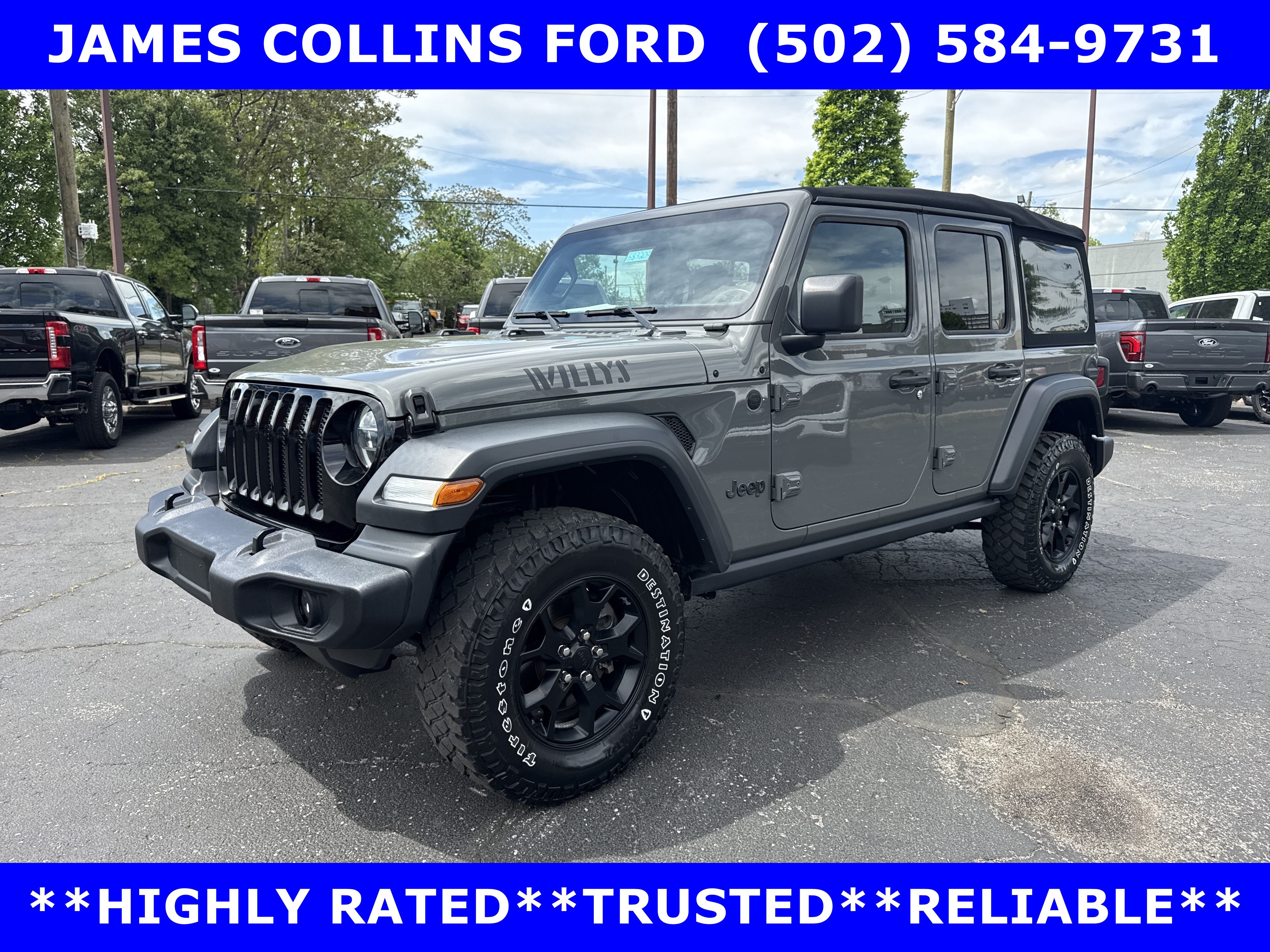 Used 2020 Jeep Wrangler Unlimited Sport AWD/4WD image 3