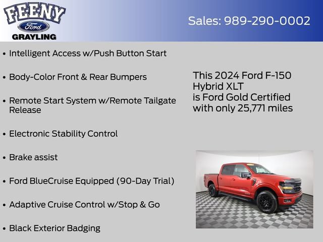 Certified 2024 Ford F150 XLT w/ Equipment Group 302A MID AWD/4WD image 28