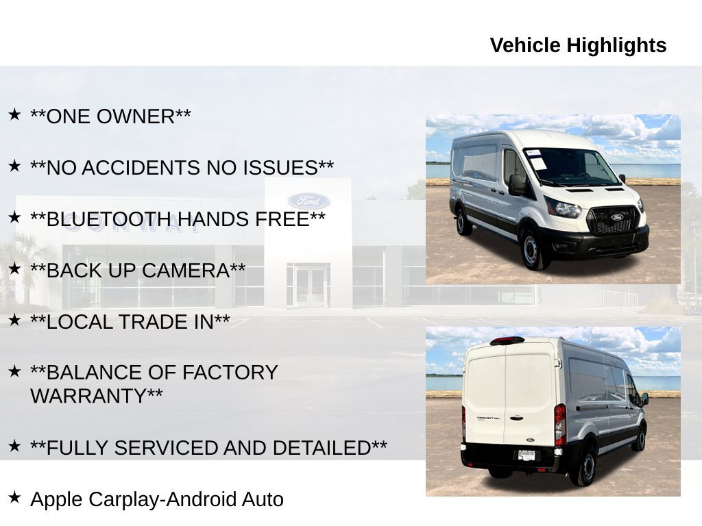 Certified 2026 Ford Transit 250 148 Medium Roof RWD image 6