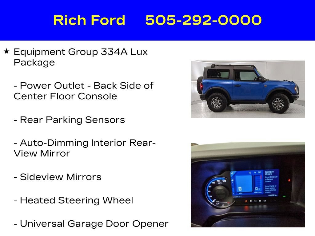 Certified 2022 Ford Bronco Badlands image 25