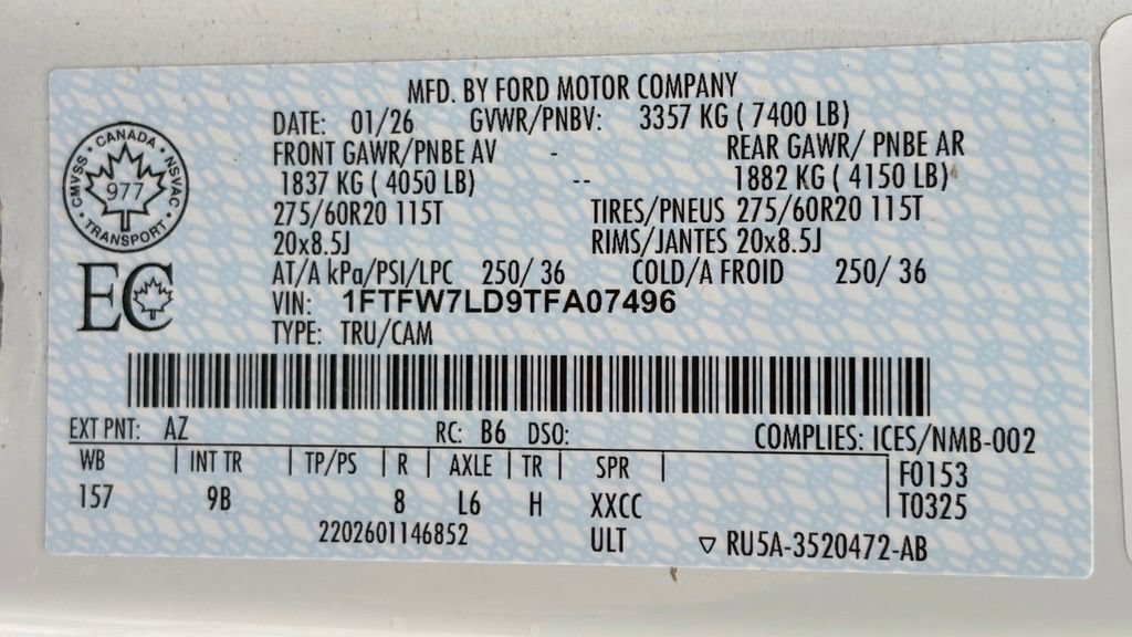 Certified 2026 Ford F150 Platinum AWD/4WD image 54