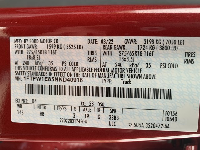 Certified 2022 Ford F150 Lariat AWD/4WD image 19