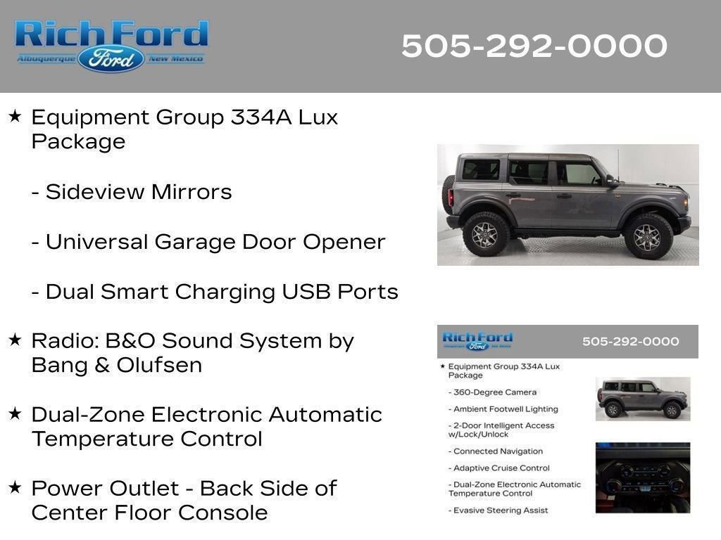 Certified 2025 Ford Bronco Badlands AWD/4WD image 74
