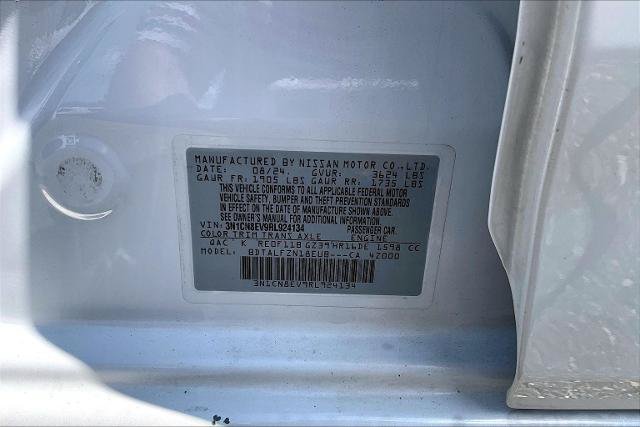 Used 2024 Nissan Versa SV w/ Trunk Package FWD image 33