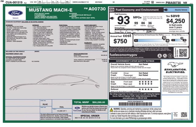 Certified 2023 Ford Mustang Mach-E Select AWD/4WD image 3