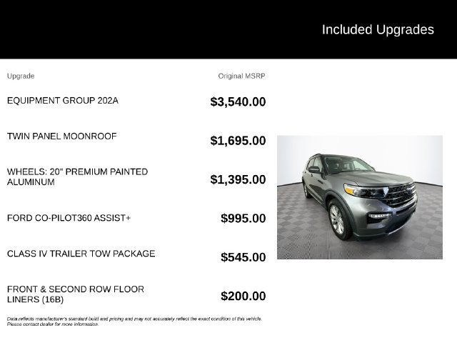 Certified 2023 Ford Explorer XLT w/ Equipment Group 202A AWD/4WD image 6