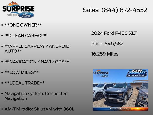 Certified 2024 Ford F150 XLT w/ Equipment Group 302A MID AWD/4WD image 21
