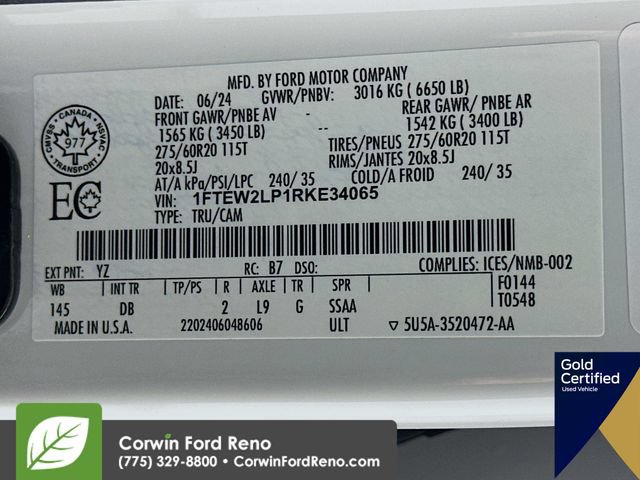 Certified 2024 Ford F150 STX w/ STX Black Appearance Package AWD/4WD image 34