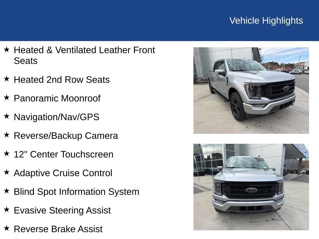 Certified 2023 Ford F150 Lariat w/ Equipment Group 502A High image 29