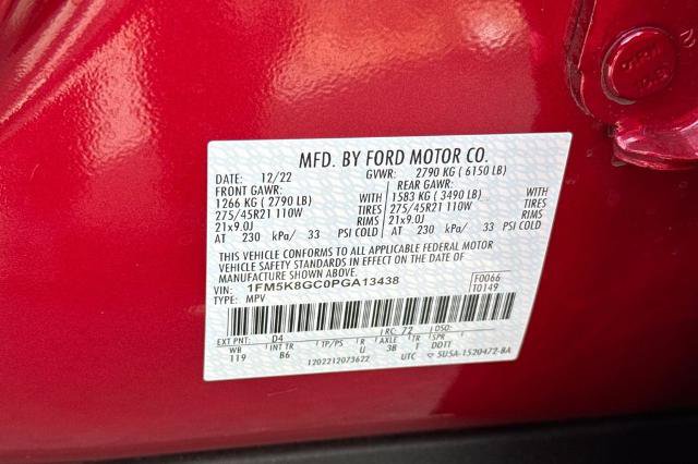Certified 2023 Ford Explorer ST w/ Equipment Group 401A AWD/4WD image 31