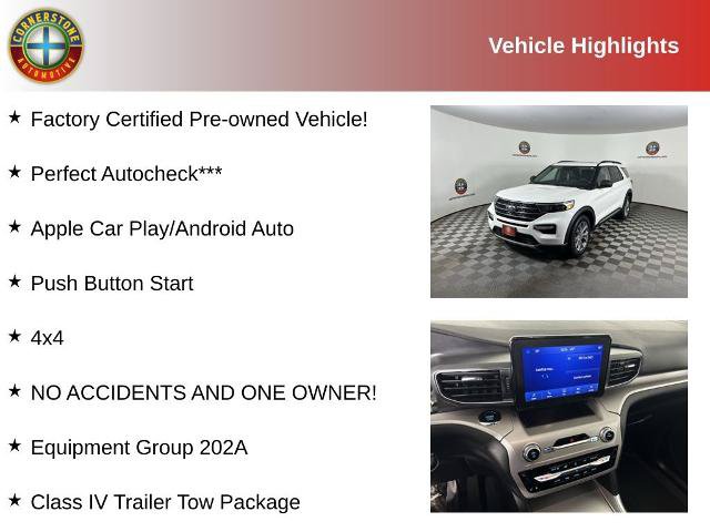 Certified 2023 Ford Explorer XLT w/ Equipment Group 202A AWD/4WD image 2