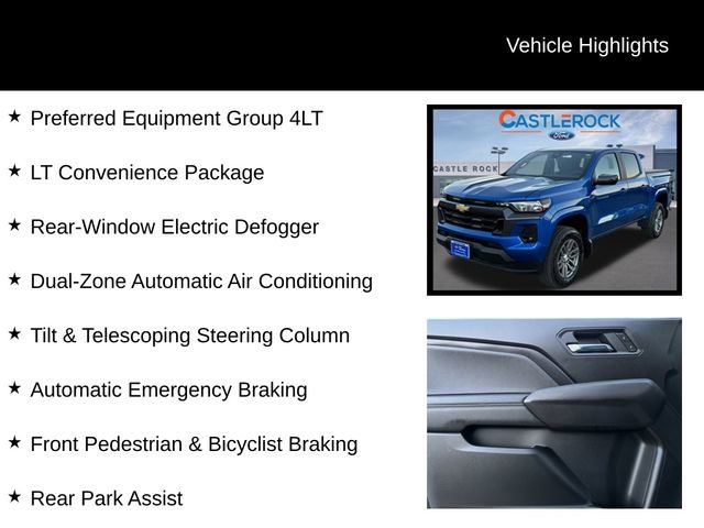 Used 2023 Chevrolet Colorado LT w/ LT Convenience Package image 8