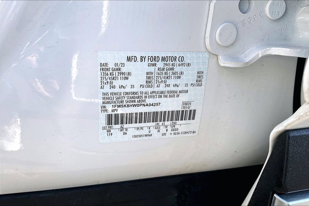 Certified 2023 Ford Explorer Platinum w/ Technology Package image 30