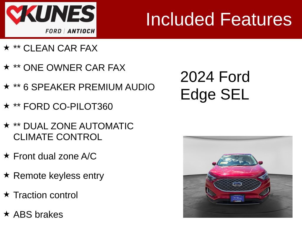 Certified 2024 Ford Edge SEL AWD/4WD image 4