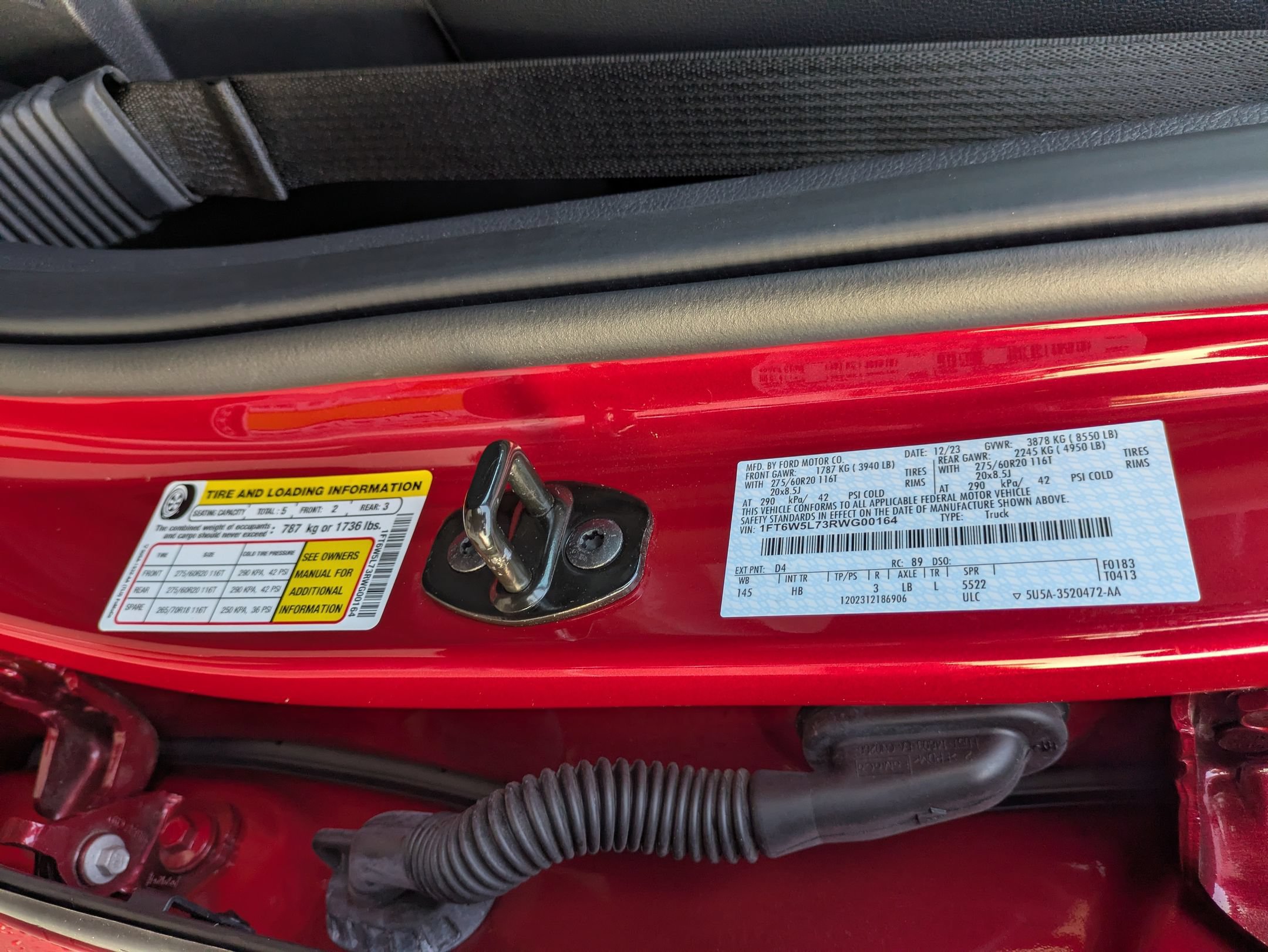 Certified 2024 Ford F150 Lightning Lariat AWD/4WD image 47
