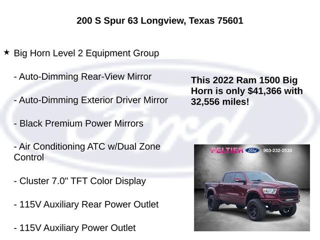 Used 2022 RAM 1500 Big Horn AWD/4WD image 10