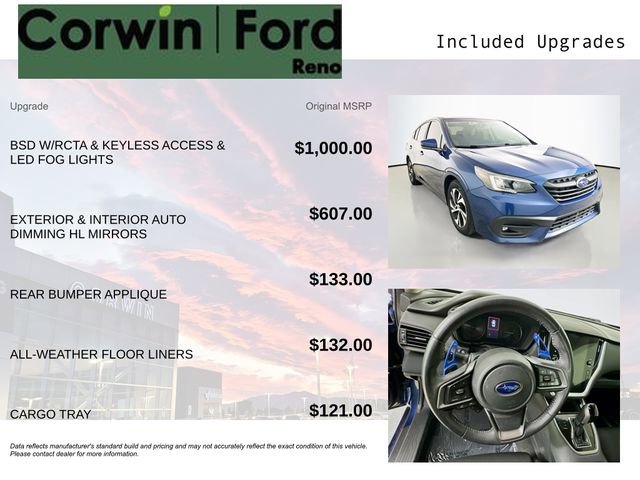 Used 2021 Subaru Legacy Premium AWD/4WD image 3