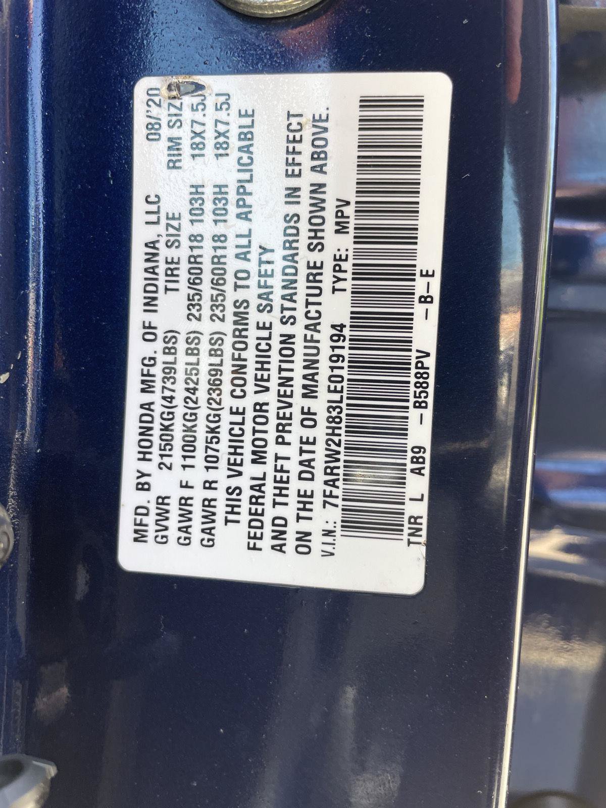 Used 2020 Honda CR-V EX-L image 32