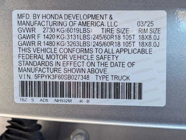 Used 2025 Honda Ridgeline TrailSport image 36