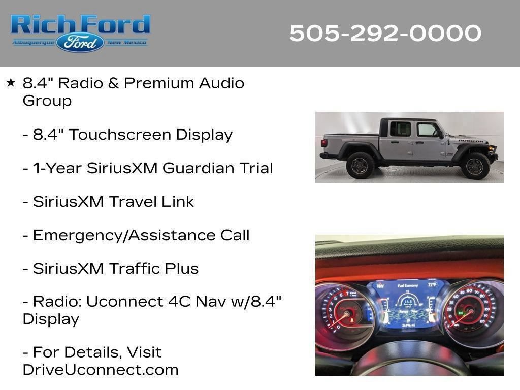Used 2021 Jeep Gladiator Rubicon AWD/4WD image 49