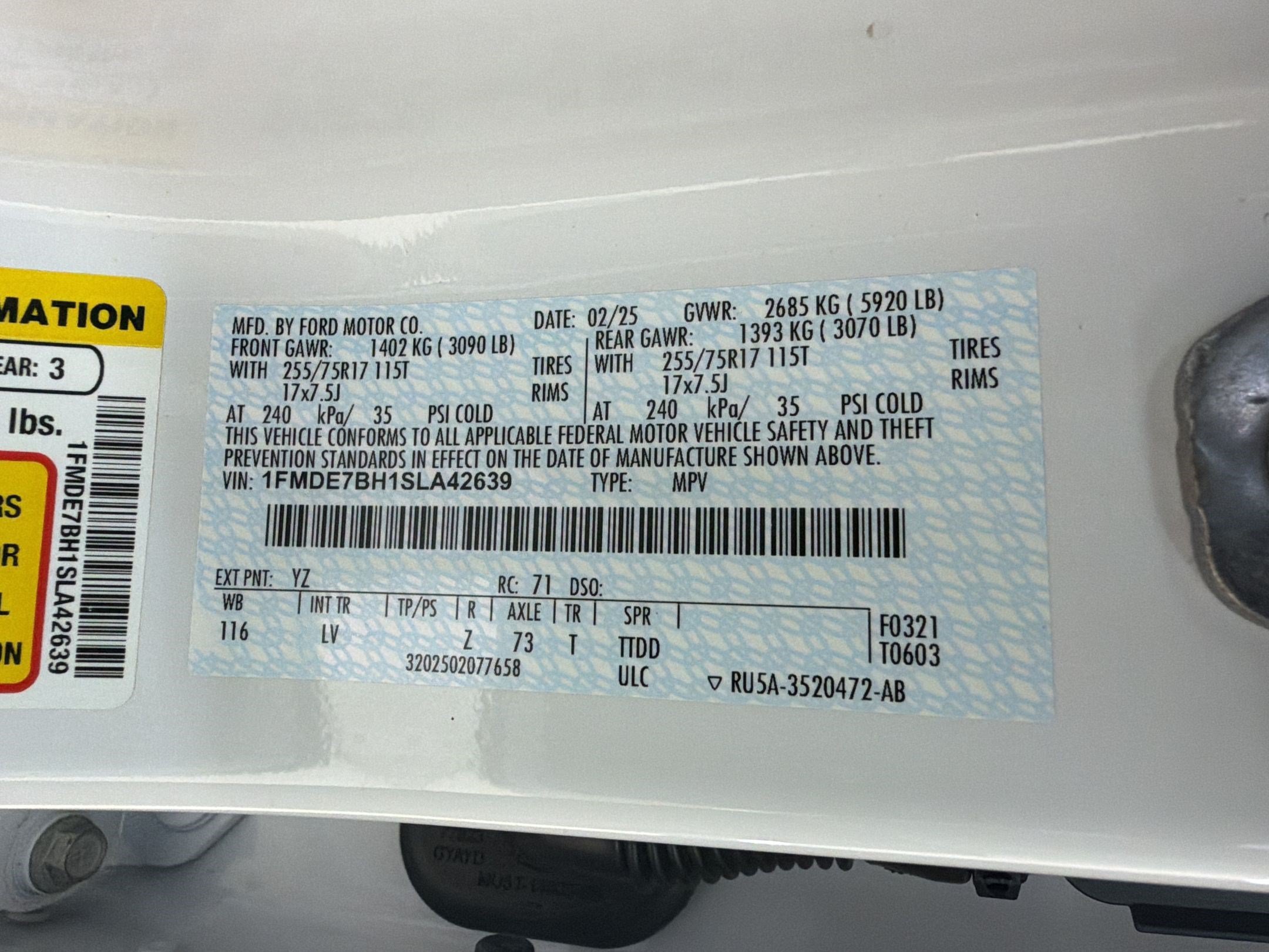 Certified 2025 Ford Bronco Big Bend AWD/4WD image 27