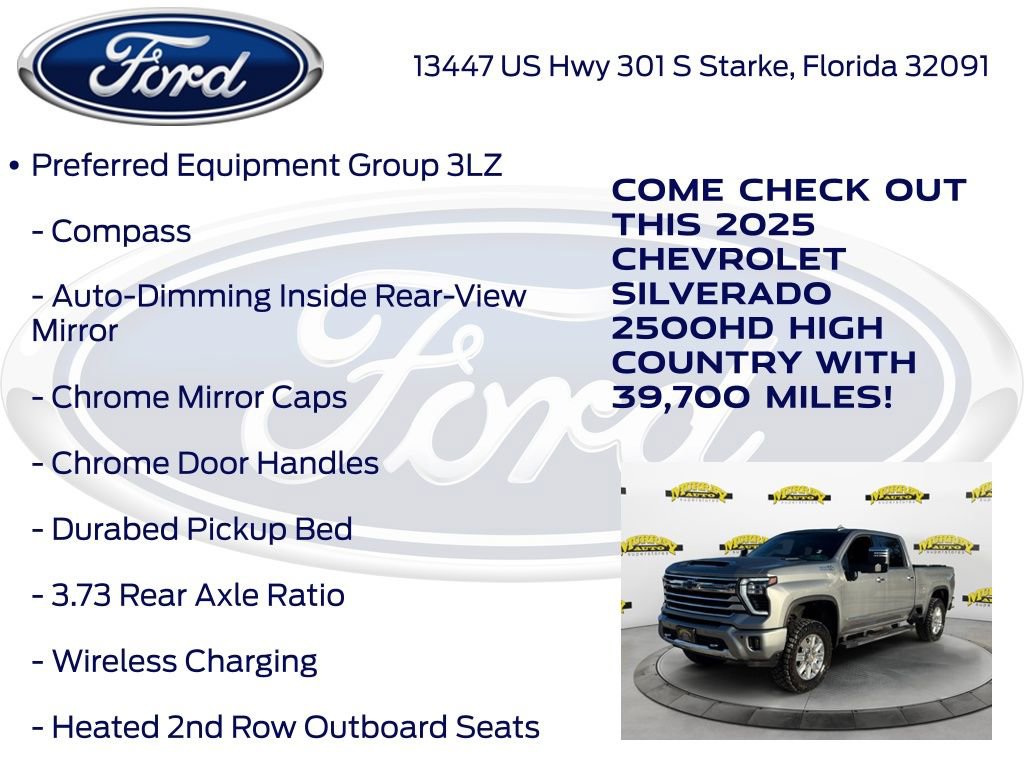Used 2025 Chevrolet Silverado 2500 High Country w/ High Country Premium Package image 30