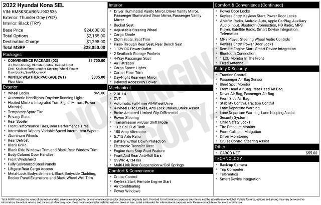 Used 2022 Hyundai Kona SEL w/ Convenience Package image 27