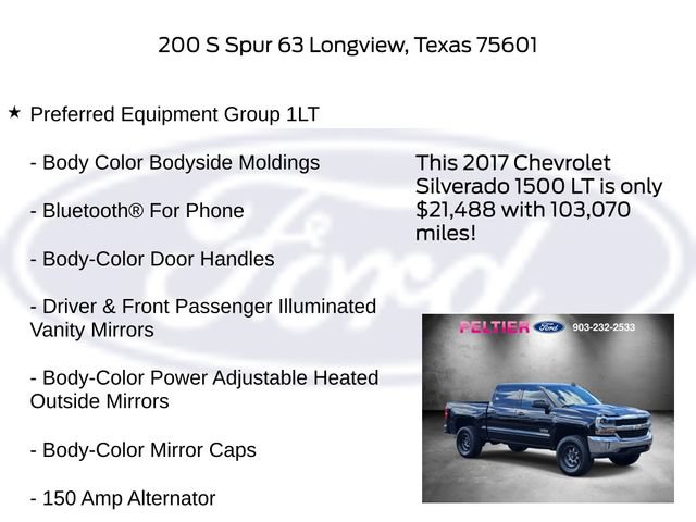 Used 2017 Chevrolet Silverado 1500 LT w/ Texas Edition RWD image 11