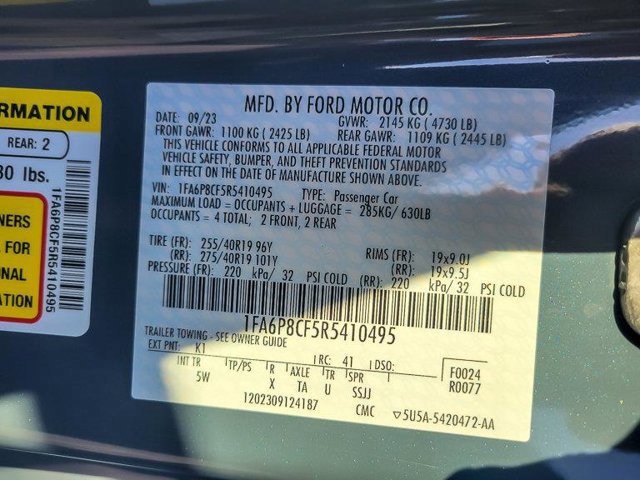 Certified 2024 Ford Mustang GT Premium w/ GT Performance Package image 27