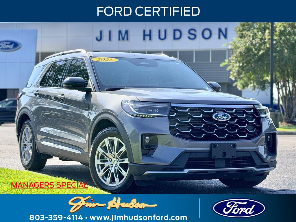 Certified 2025 Ford Explorer Platinum