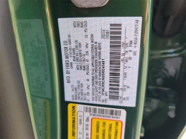 Certified 2025 Ford Bronco Sport Outer Banks w/ Outer Banks Tech Package+ image 28