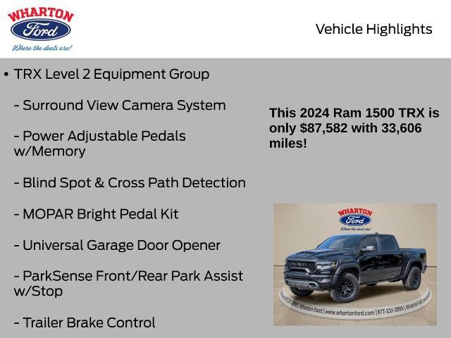 Used 2024 RAM 1500 TRX w/ TRX Level 2 Equipment Group AWD/4WD image 26