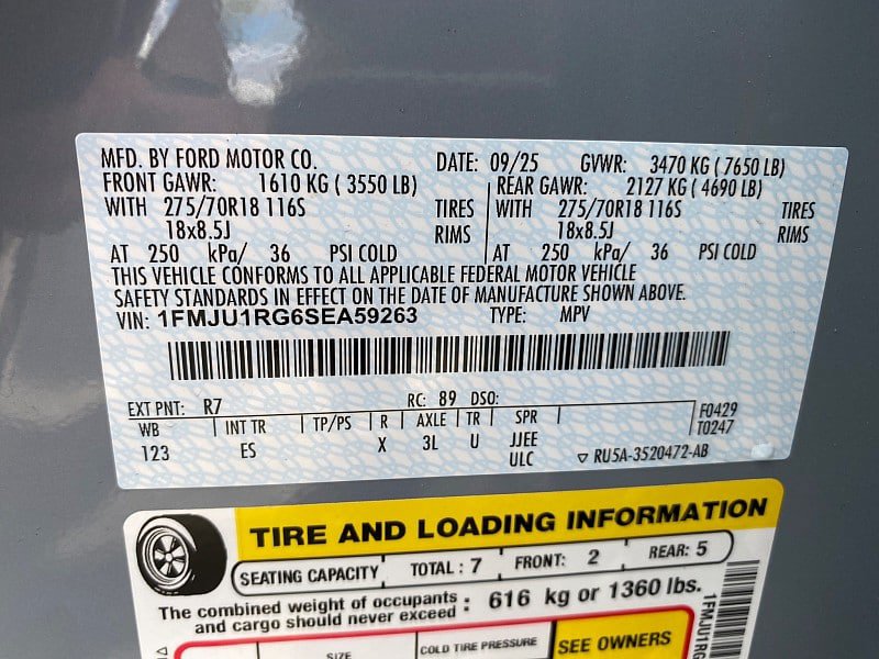 Certified 2025 Ford Expedition Tremor AWD/4WD image 73
