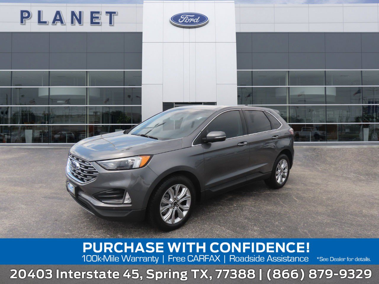 Certified 2023 Ford Edge Titanium AWD/4WD image 1