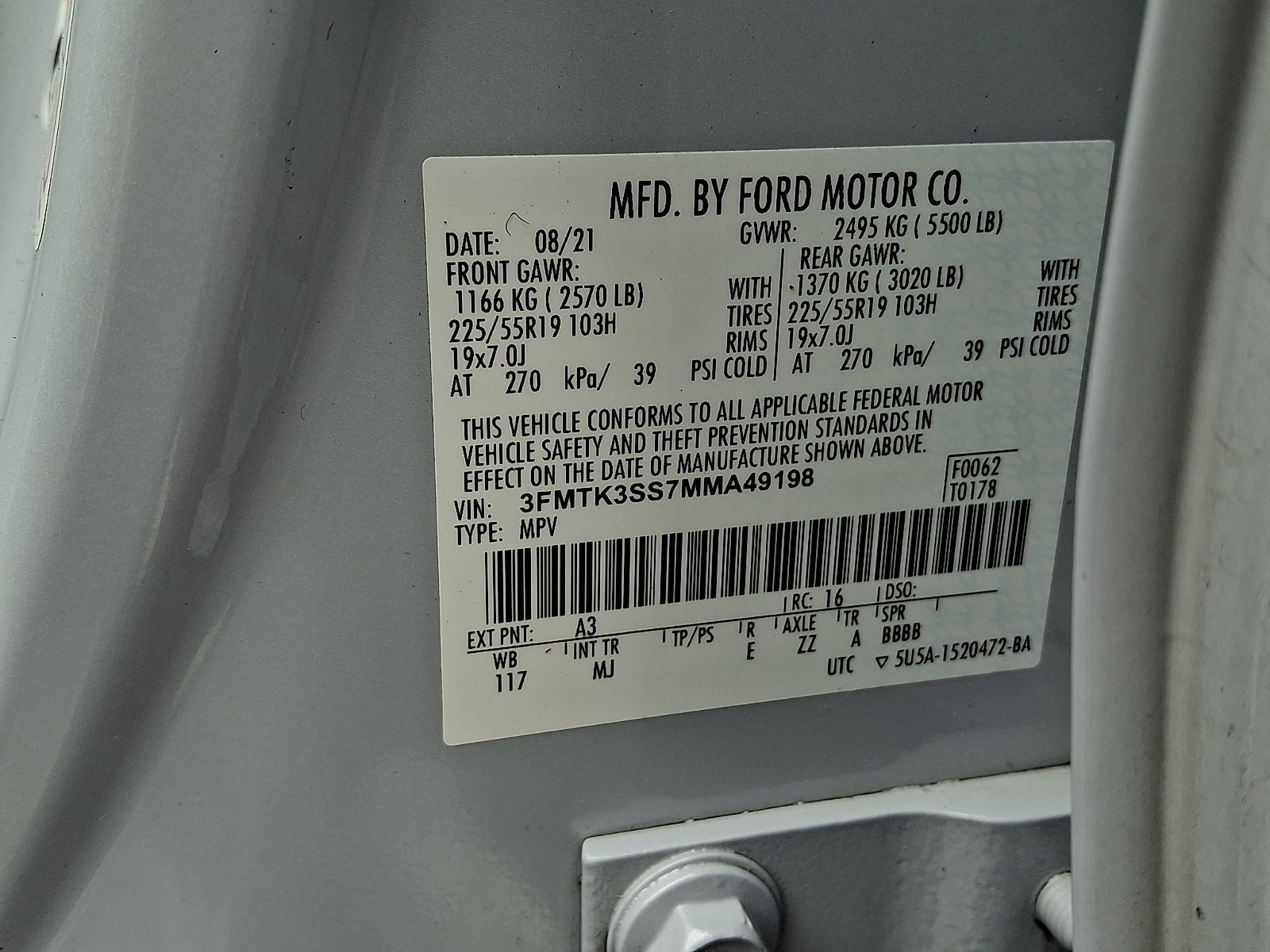 Certified 2021 Ford Mustang Mach-E Premium image 27