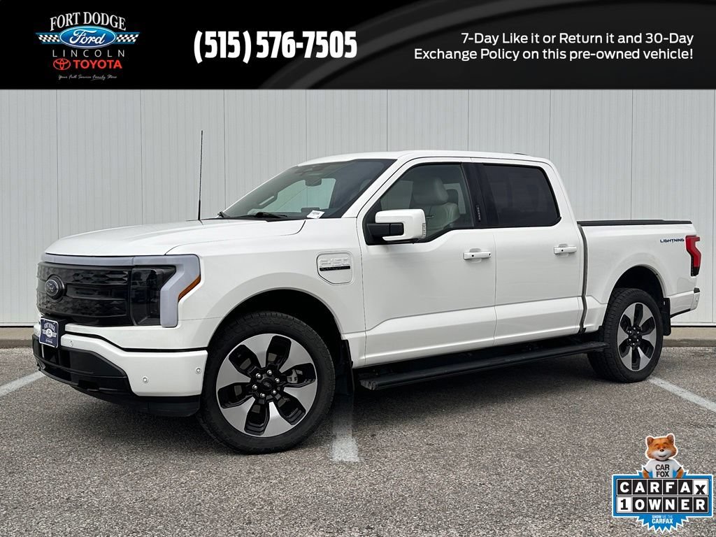 Certified 2023 Ford F150 Lightning Platinum
