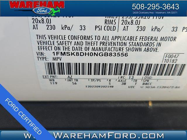 Certified 2022 Ford Explorer XLT w/ Equipment Group 202A AWD/4WD image 8