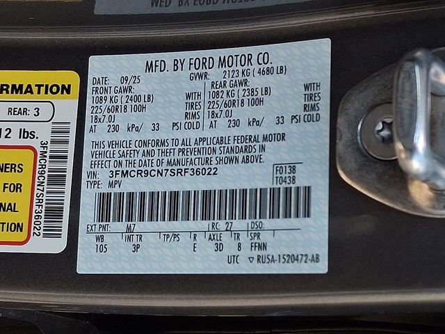 Certified 2025 Ford Bronco Sport Outer Banks AWD/4WD image 17
