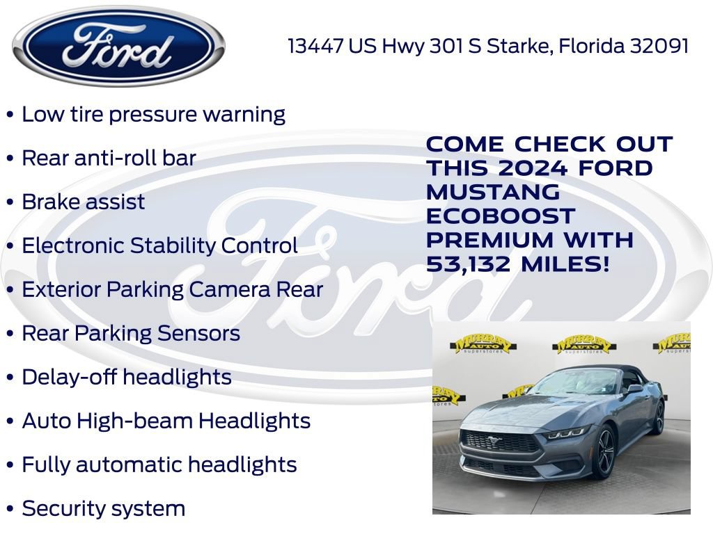 Certified 2024 Ford Mustang Premium RWD image 32