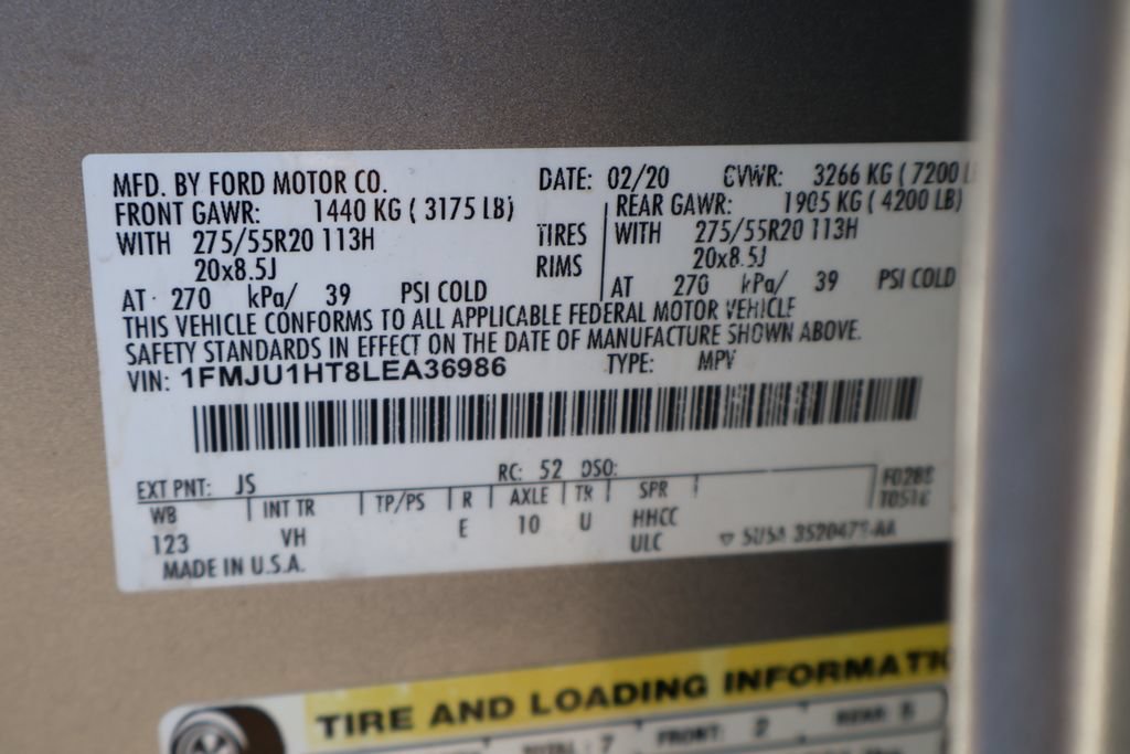 Certified 2020 Ford Expedition XLT w/ Equipment Group 202A RWD image 43