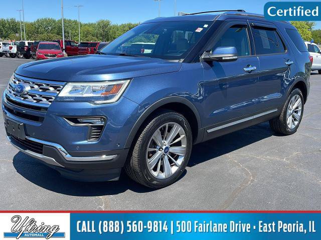 Certified 2018 Ford Explorer Limited w/ Equipment Group 301A