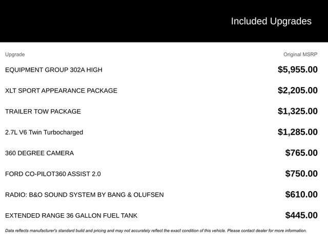 Certified 2023 Ford F150 XLT w/ Equipment Group 302A High image 16