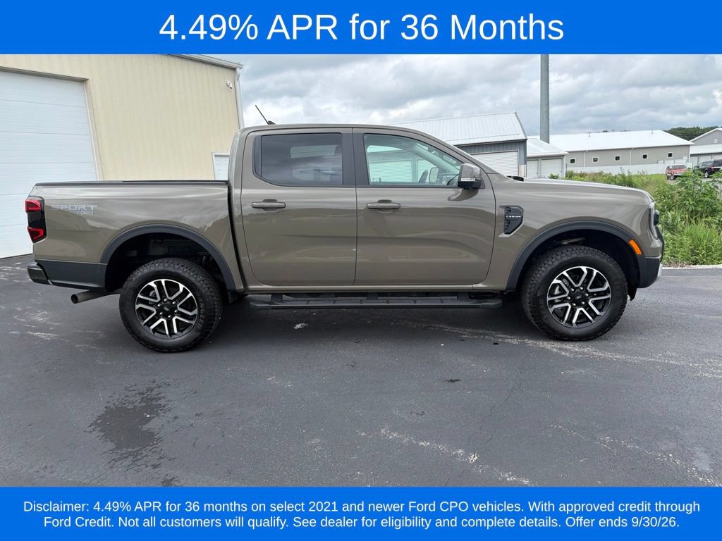 Certified 2025 Ford Ranger Lariat w/ Trailer Tow Package AWD/4WD image 3