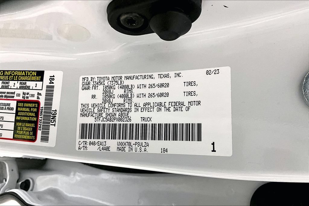 Used 2023 Toyota Tundra Limited RWD image 26
