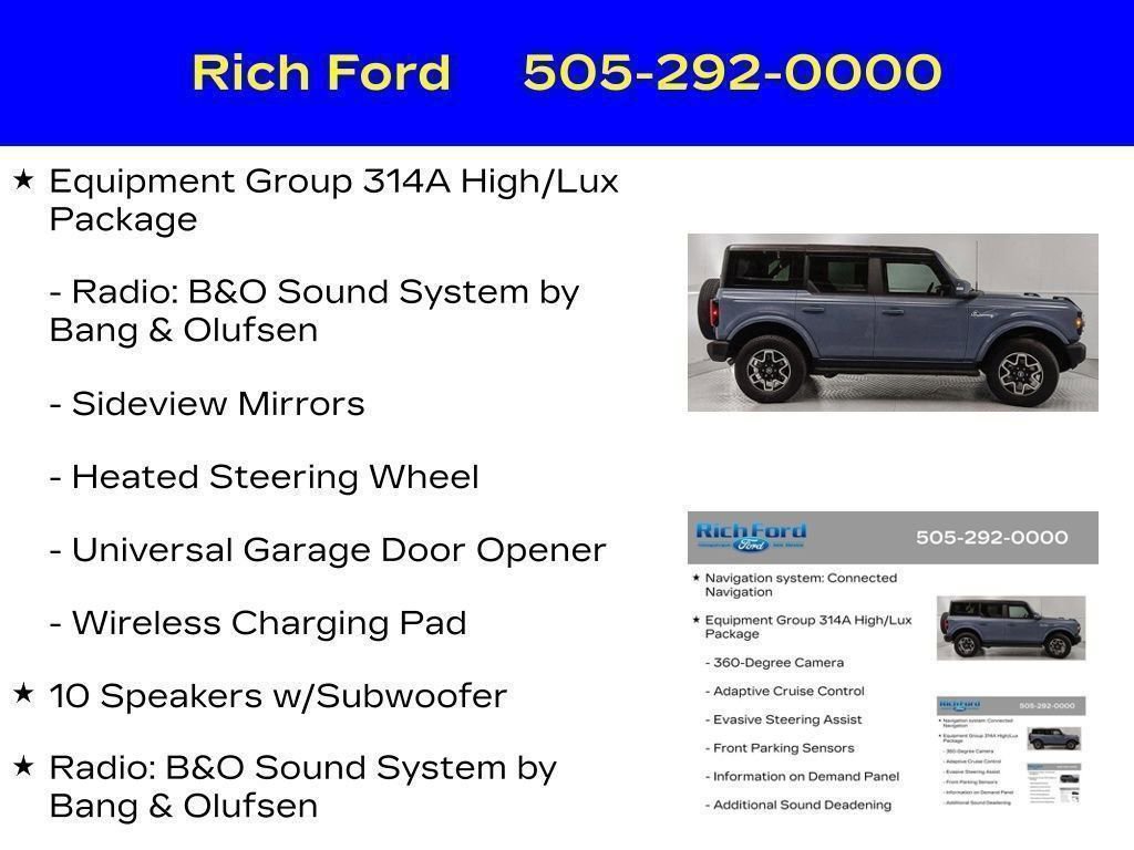 Certified 2024 Ford Bronco Outer Banks AWD/4WD image 32