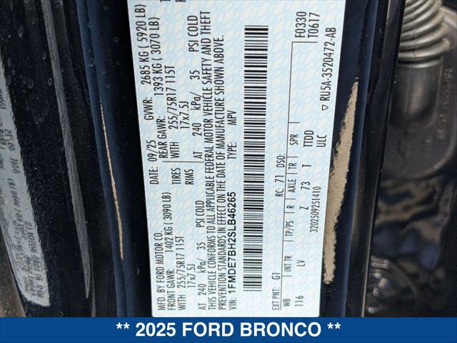 Certified 2025 Ford Bronco Big Bend AWD/4WD image 24