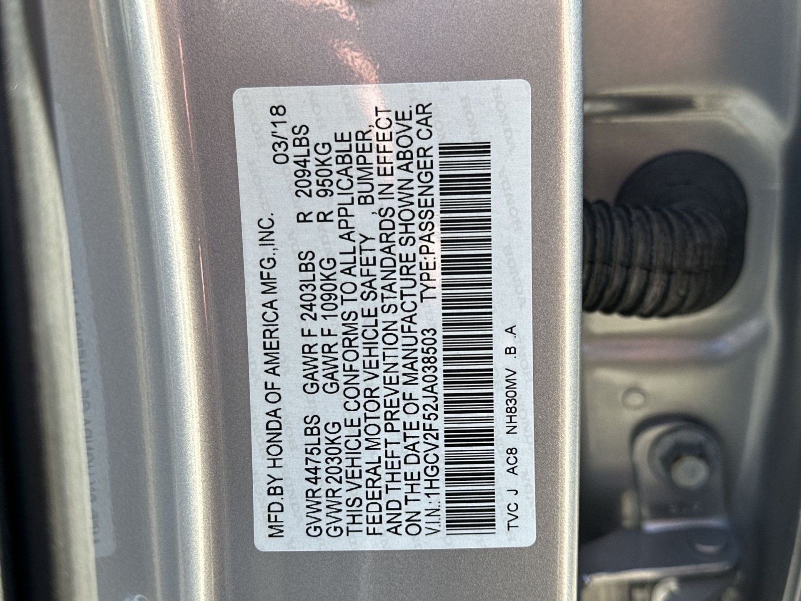 Used 2018 Honda Accord EX-L image 30